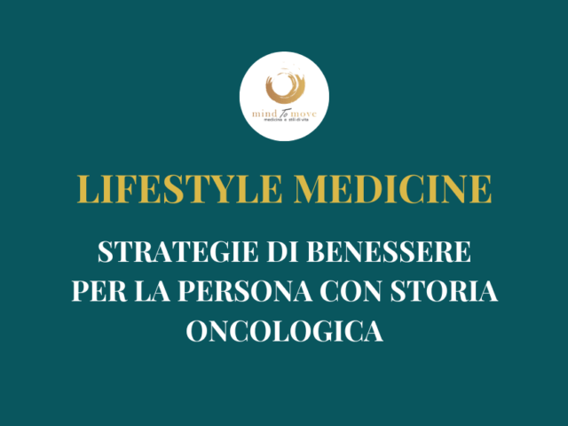Evento ECM: Lifestyle Medicine - Strategie di benessere per la persona con storia oncologica