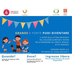 Poster dell'evento "Grande e forte puoi diventare"